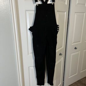 Black overalls